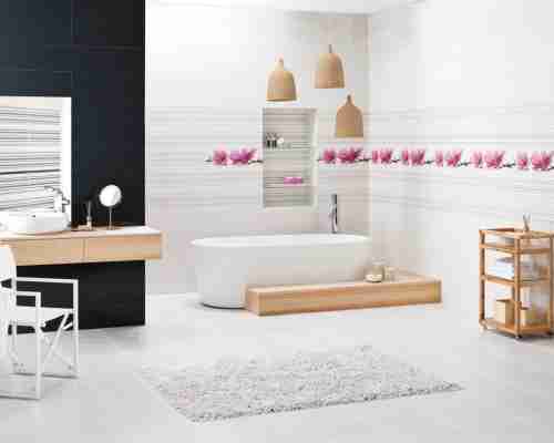 Плитка керамическая Paradyz Abrila Bianco настенная 60х20